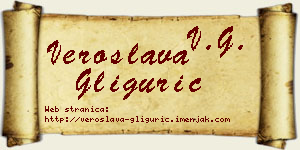 Veroslava Gligurić vizit kartica